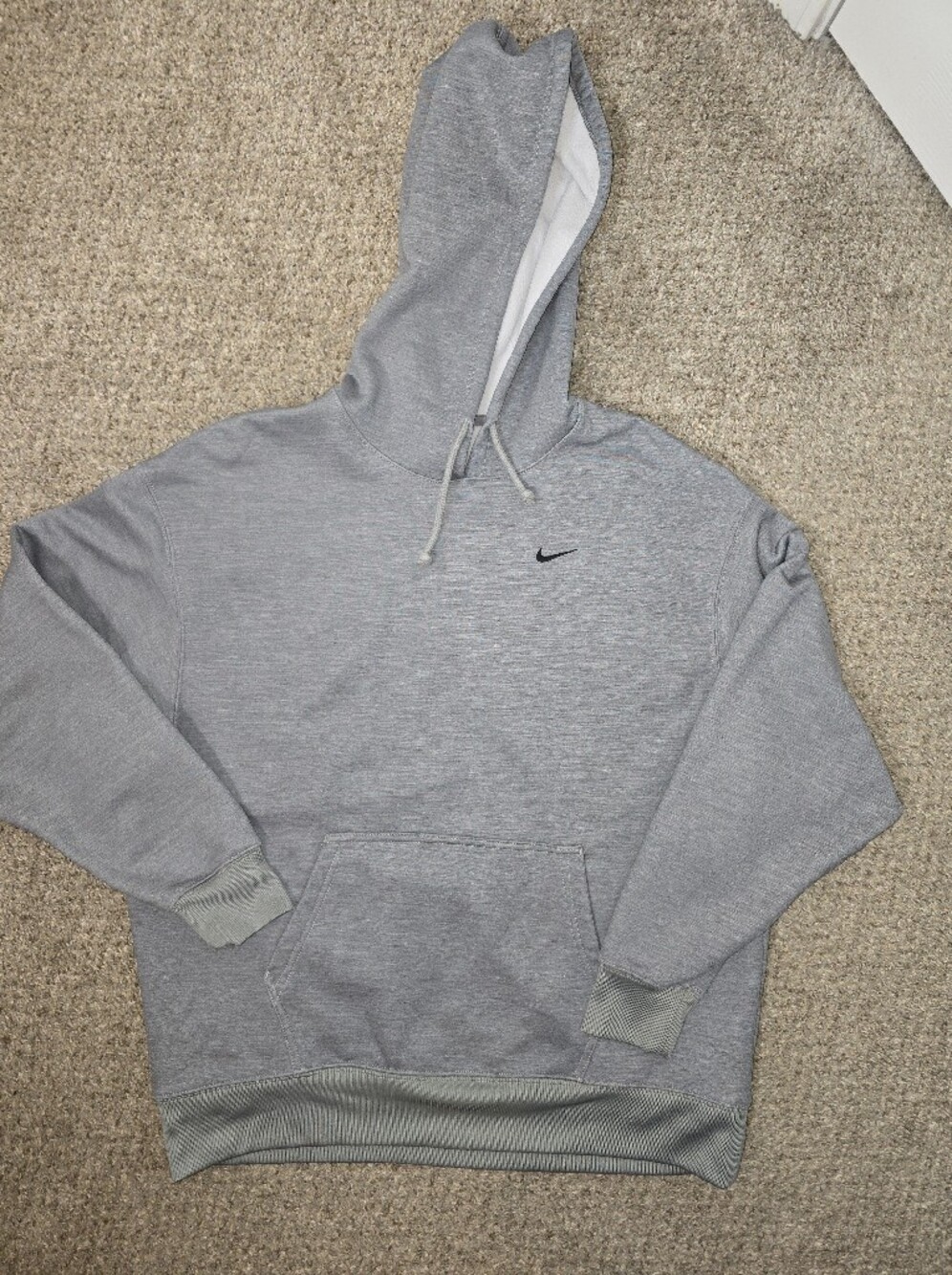 Nike Grey Thermafit Pullover Hoodie Size Medium